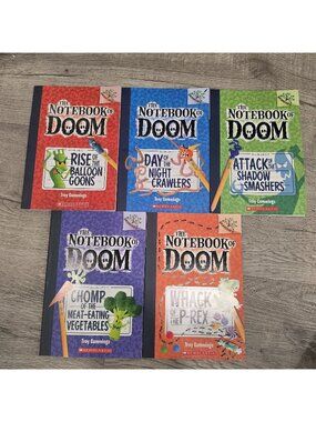 The Notebook Of Doom Books Set By Troy Cummings Kids Chapter Book Series Branche